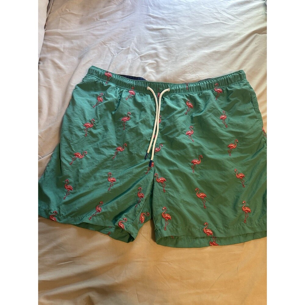 Tommy Bahama Naples Flamingo 6 Inch Swim Trunks Size XXL/TTG